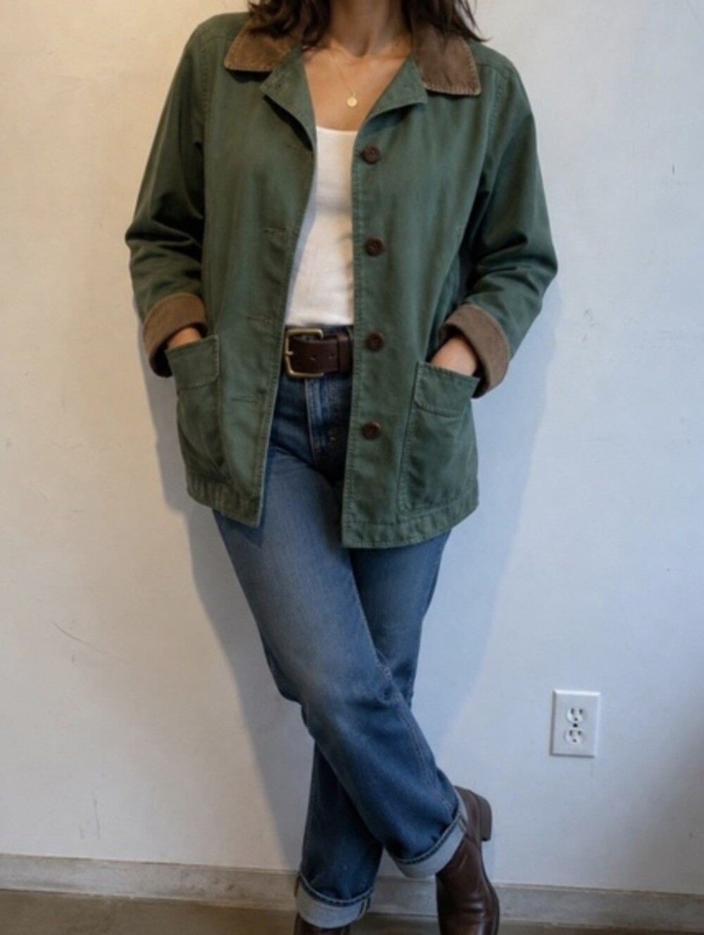 LL Bean vintage chore jacket